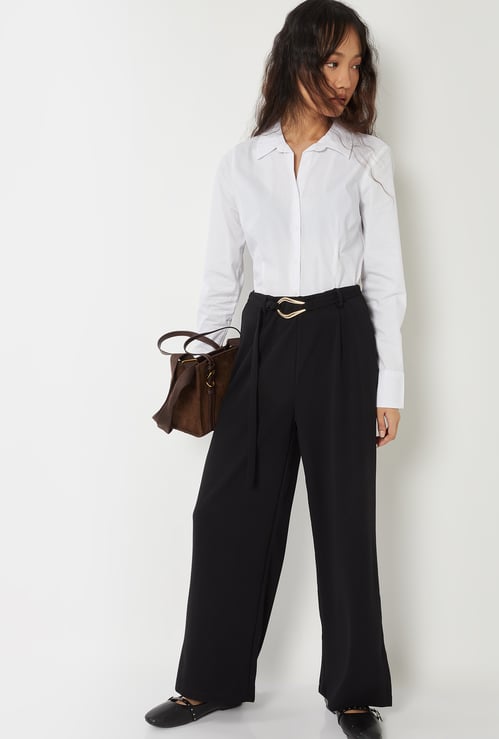 Women Solid Regular Fit Shirt