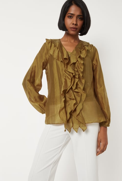 Women Ruffles Top