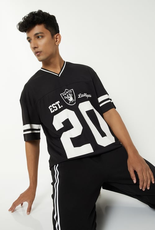 Men Printed Sports T-shirt