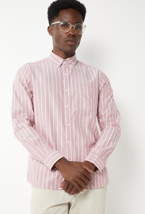 Men Striped Slim Fit Shirt