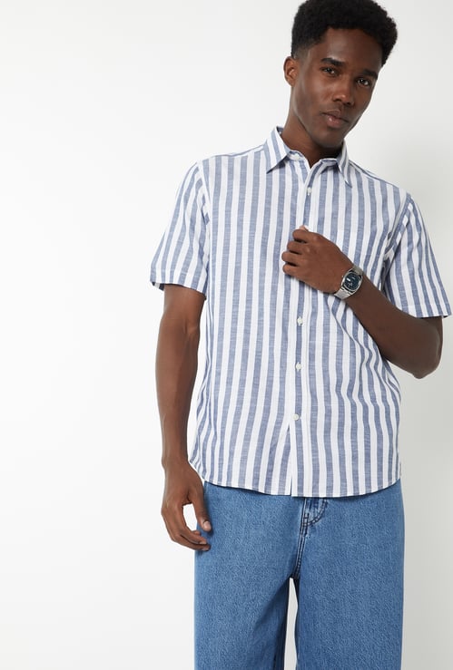 Men Striped Regular Fit Shirt