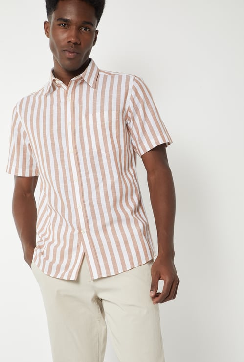 Men Striped Regular Fit Shirt