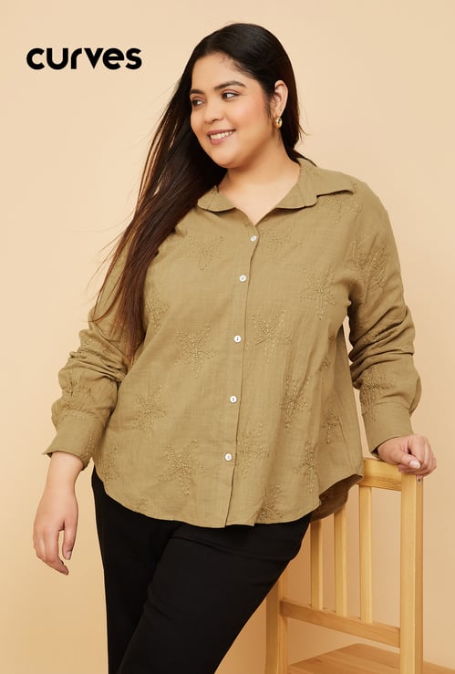 Women Embroidered Shirt