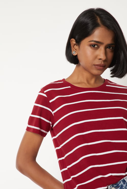 Women Striped T-shirt