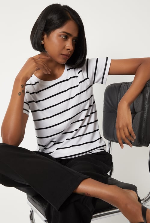 Women Striped T-shirt
