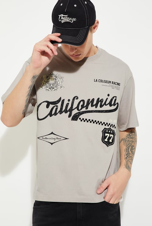 URB_N Men Printed Oversized T-shirt