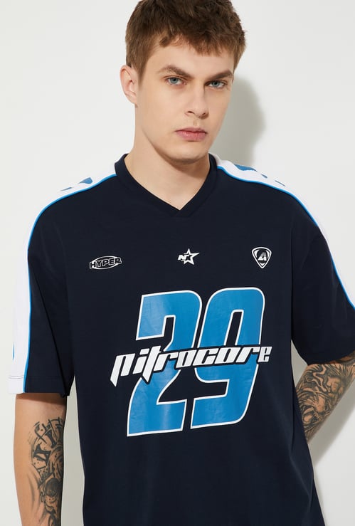 URB_N Men Printed Oversized T-shirt