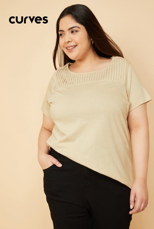 Women Pintuck T-shirt