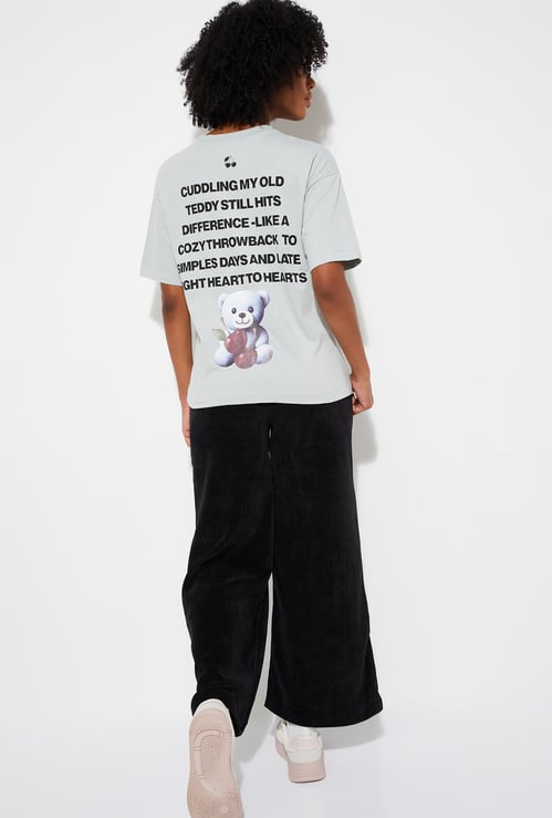 ALAYA F x URB_N Women Back Printed T-shirt