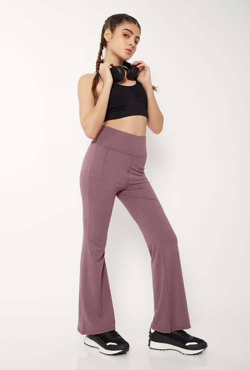 Women Solid Flared Pants