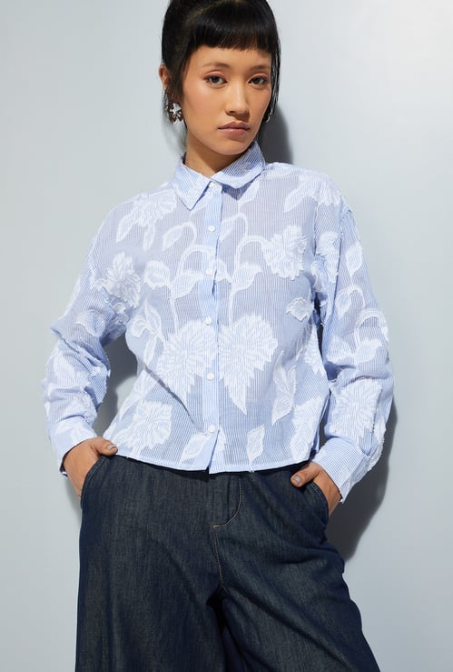 URB_N Women Jacquard Shirt