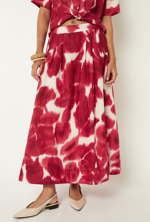 Women Printed Long Skirt