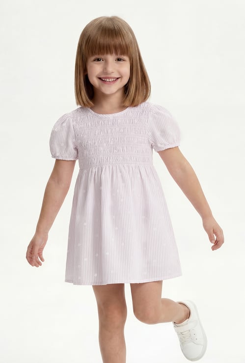 Girls Gingham Checked Top