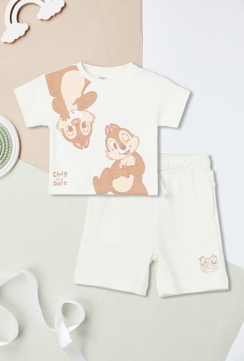 Boys Chip and Dale Printed Shorts Set