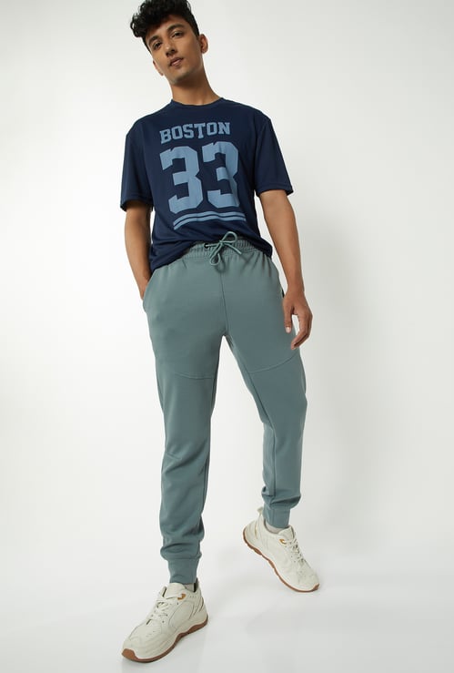 Men Solid Sports Joggers