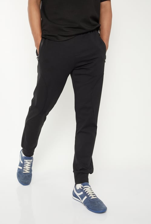 Men Solid Athleisure Joggers