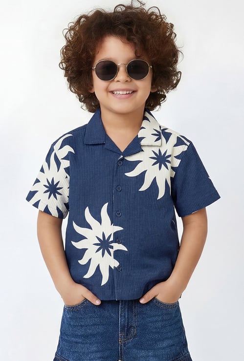 Boys Printed Resort Shirt