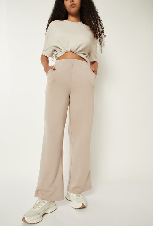 Women Solid Track Pants
