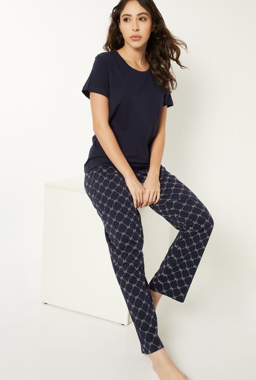 Women Printed PJ Set