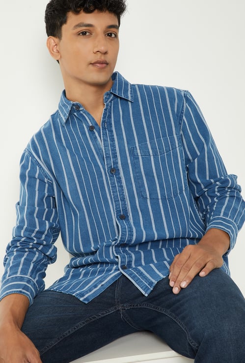 Men Striped Regular Fit Shirt