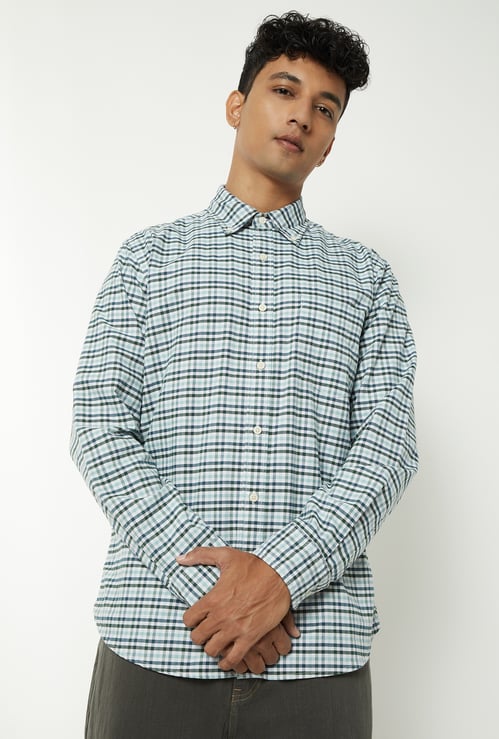 Men Checked Regular Fit Shirt