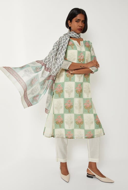 Women Printed Straight Kurta Set