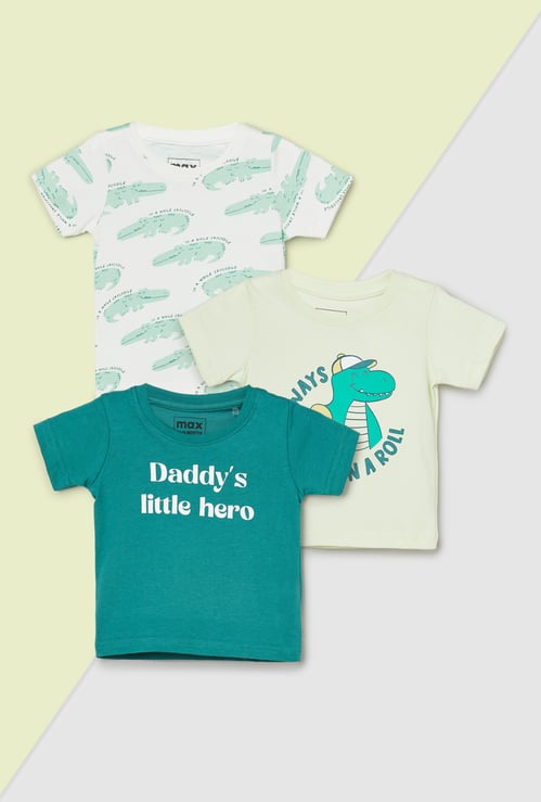 Boys Printed T-shirt - Pack of 3