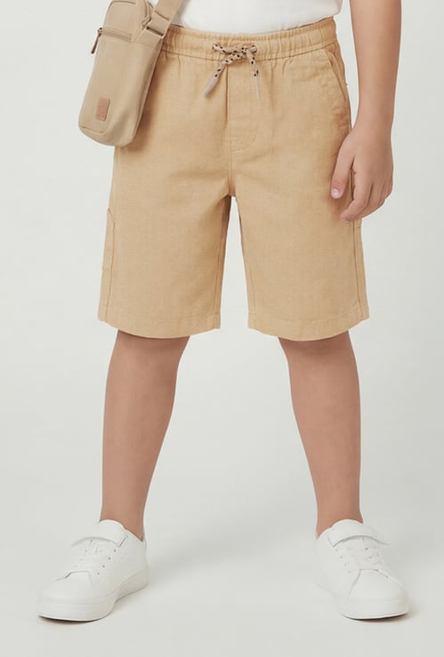 Boys Solid Carpenter Shorts