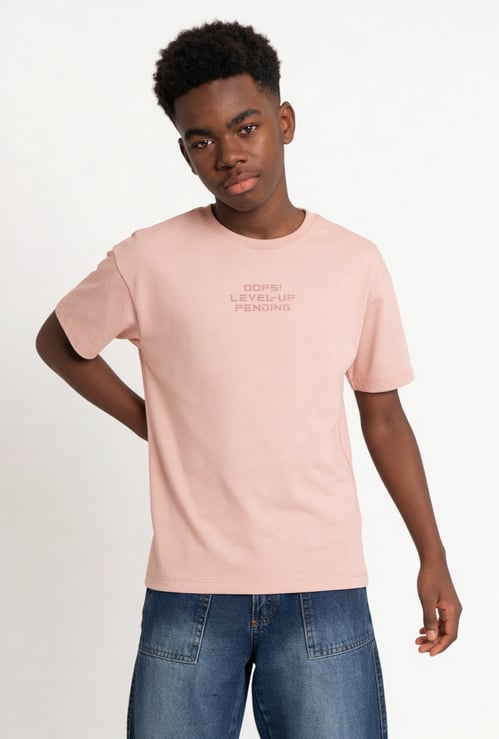 Boys Printed Oversized T-shirt