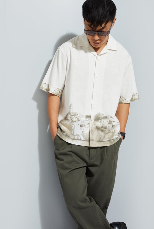 URB_N Men Printed Shirt