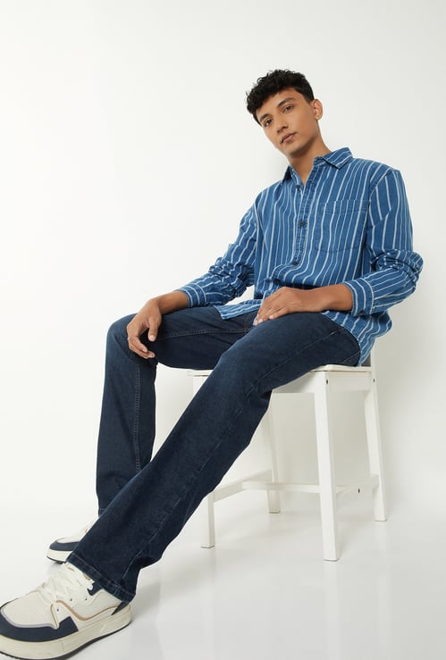 Men Washed Regular Fit Jeans