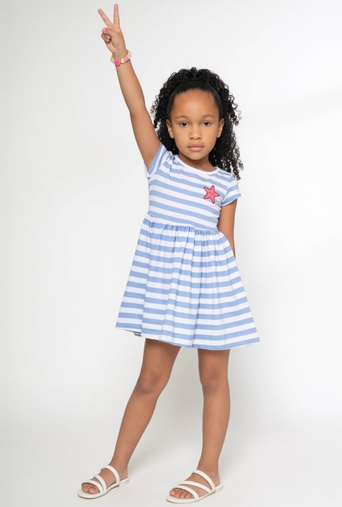Girls Striped Dress