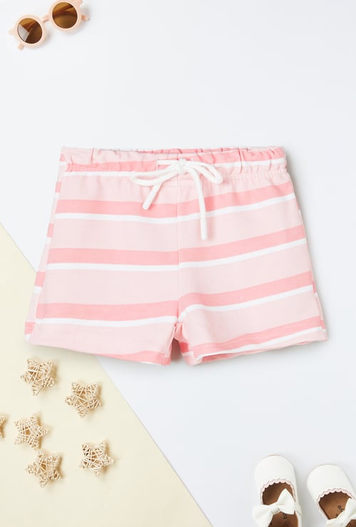 Girls Striped Shorts