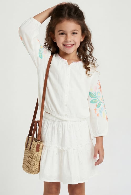 Girls Printed Top