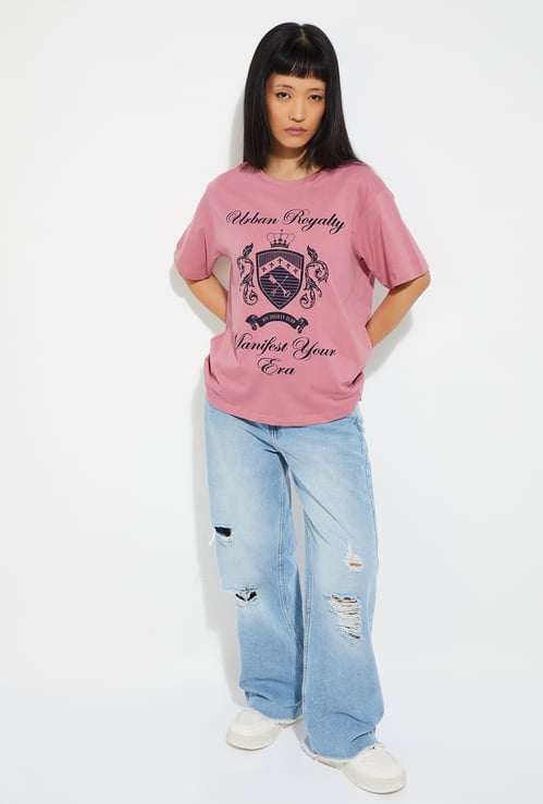 ALAYA F x URB_N Women Printed T-shirt