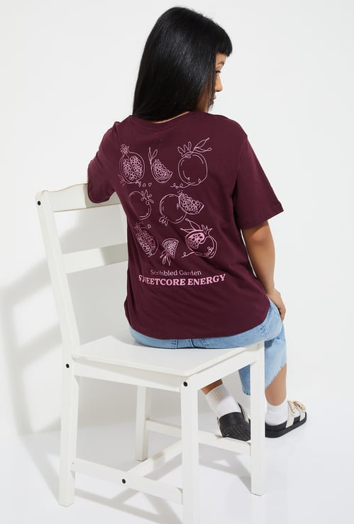 ALAYA F x URB_N Women Back Printed T-shirt
