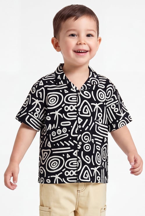 Boys Printed Resort Shirt