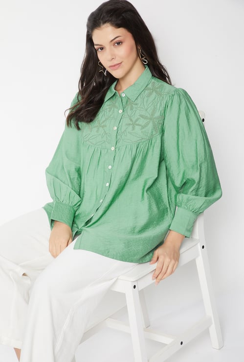 Women Embroidered Shirt