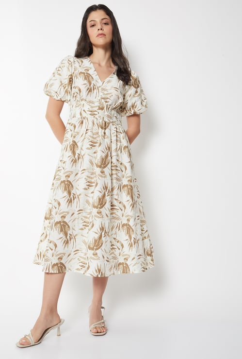 Women Printed Fit & Flare Dress