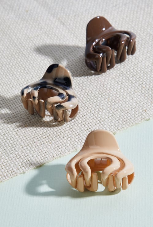 Women Assorted Claw Clips - Pack of 3