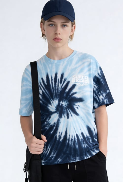Boys Oversized Tie & Dye T-shirt