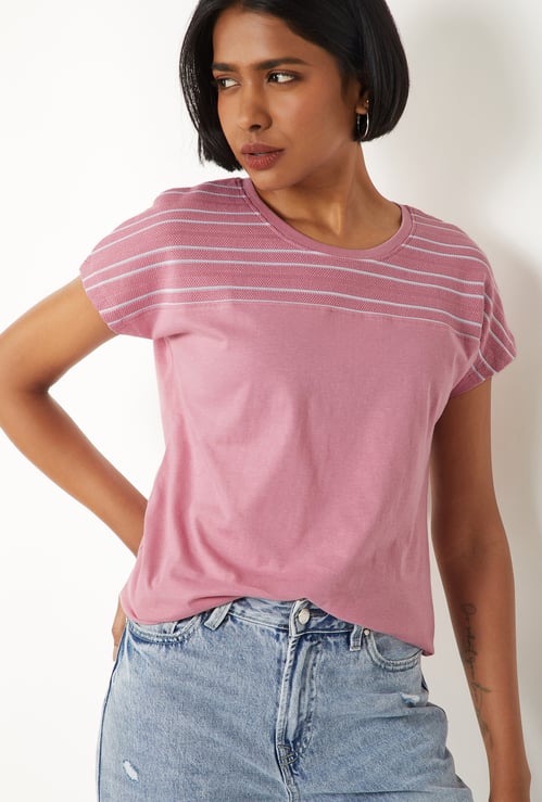 Women Striped T-shirt