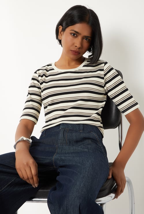 Women Striped T-shirt