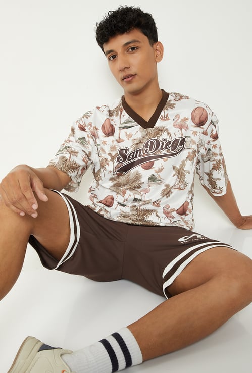 Men Printed Sports T-shirt