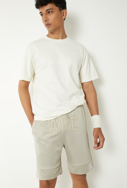 Men Embossed Sports T-shirt