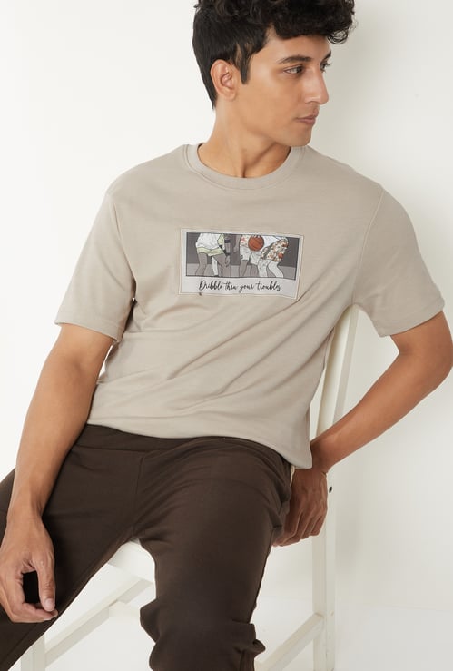 Men Graphic Print T-shirt