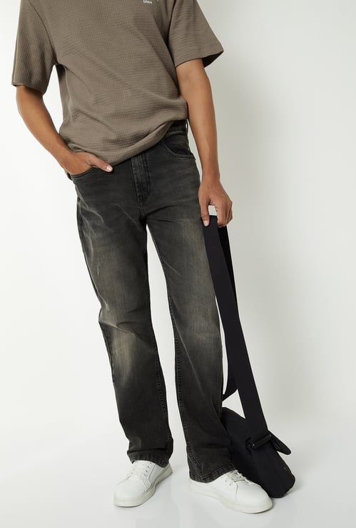 Men Washed Regular Fit Jeans