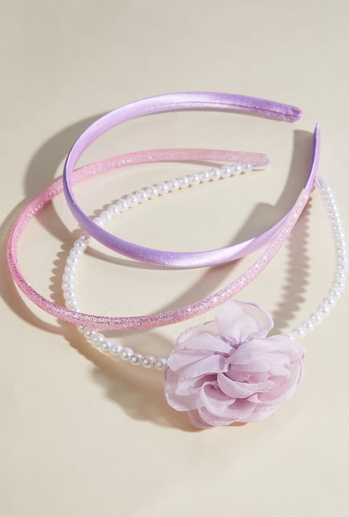 Girls Assorted Headbands - Pack of 3