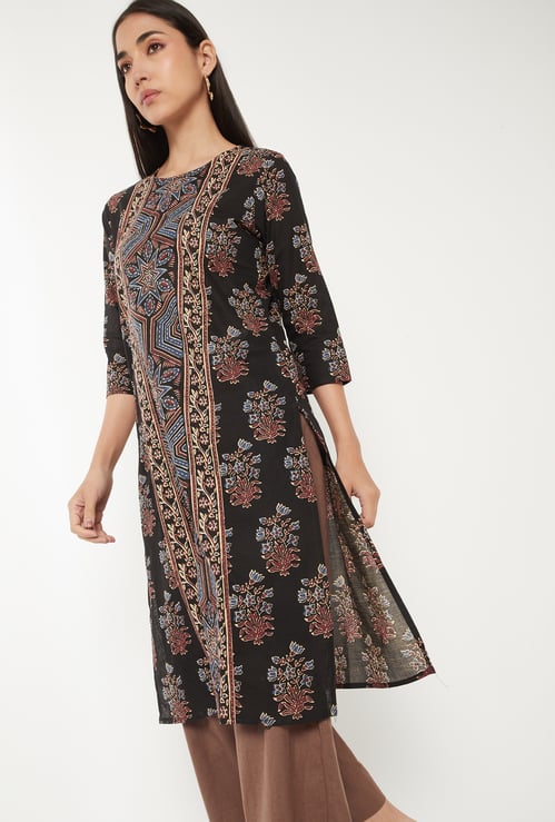Women Printed Straight Kurta