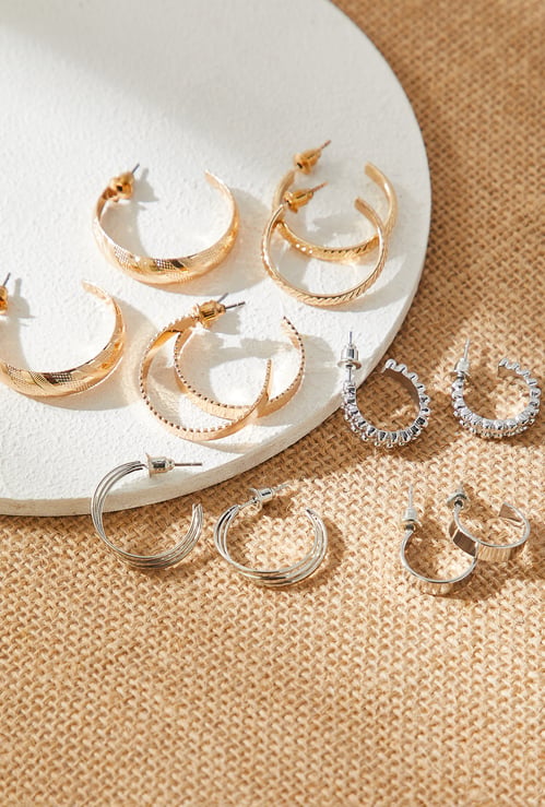 Women Minimal Earrings - Pack of 6